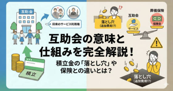 互助会の意味と仕組みを完全解説！積立金の「落とし穴」や保険との違いとは？