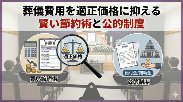 葬儀費用を適正価格に抑える賢い節約術と公的制度