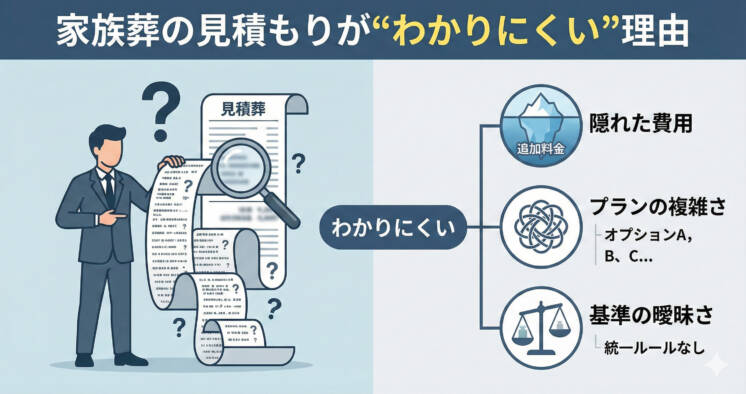 家族葬の見積もりが“わかりにくい”理由