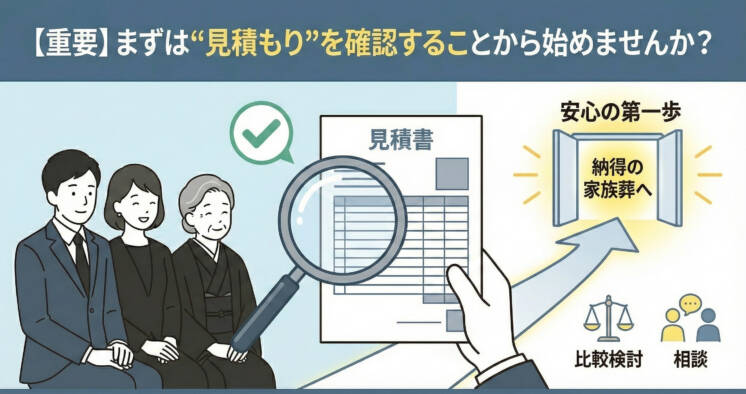 【重要】まずは“見積もり”を確認することから始めませんか？